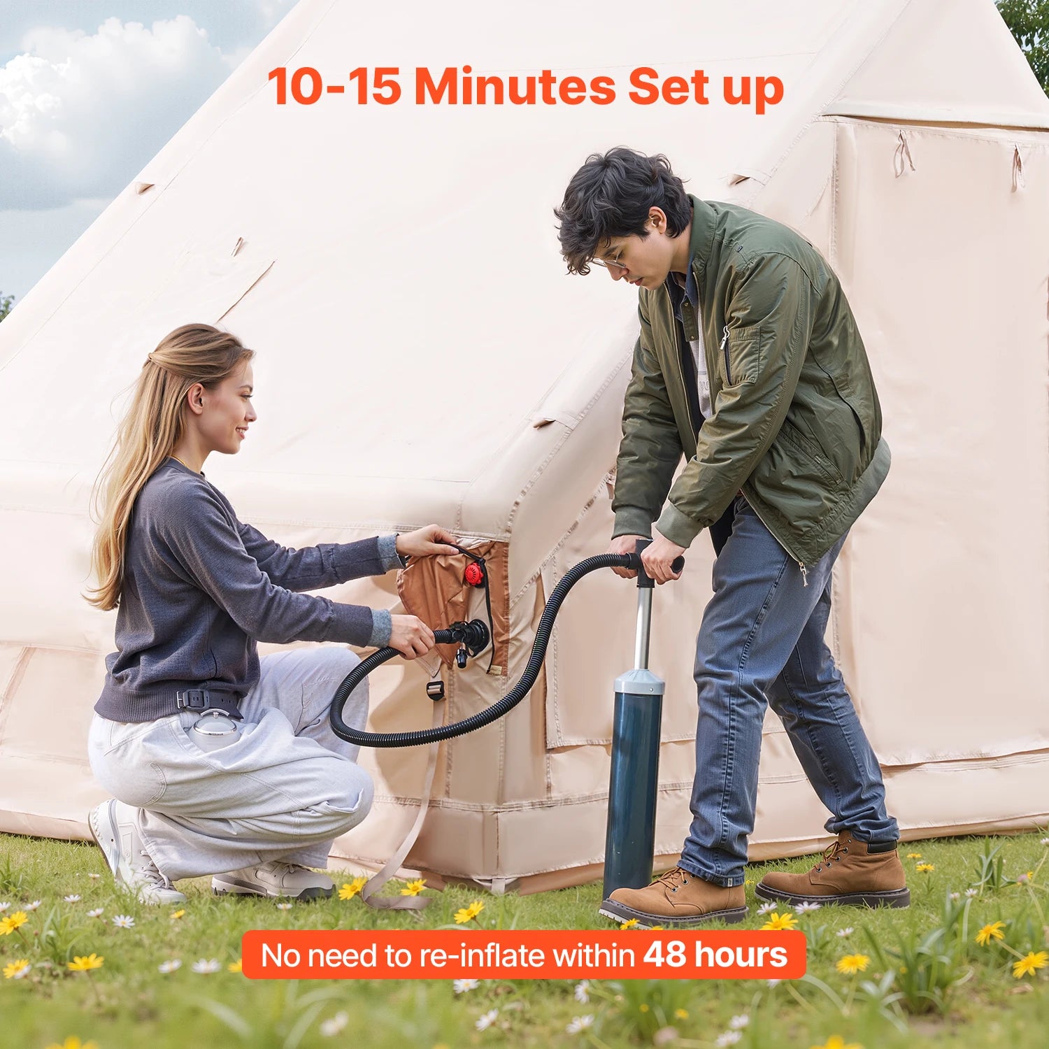 Inflatable Tent - lakescouleeoutdoors