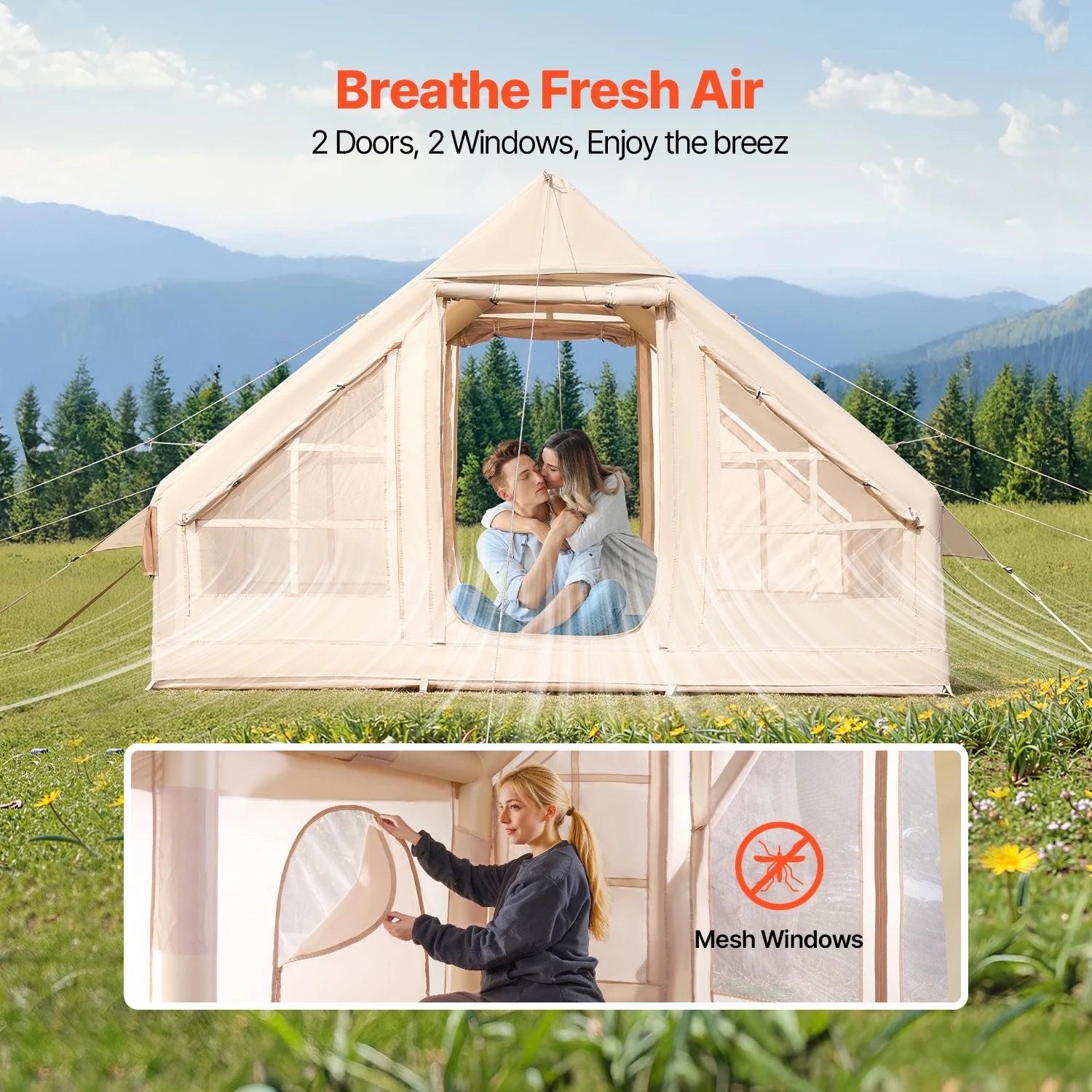 Inflatable Tent - lakescouleeoutdoors