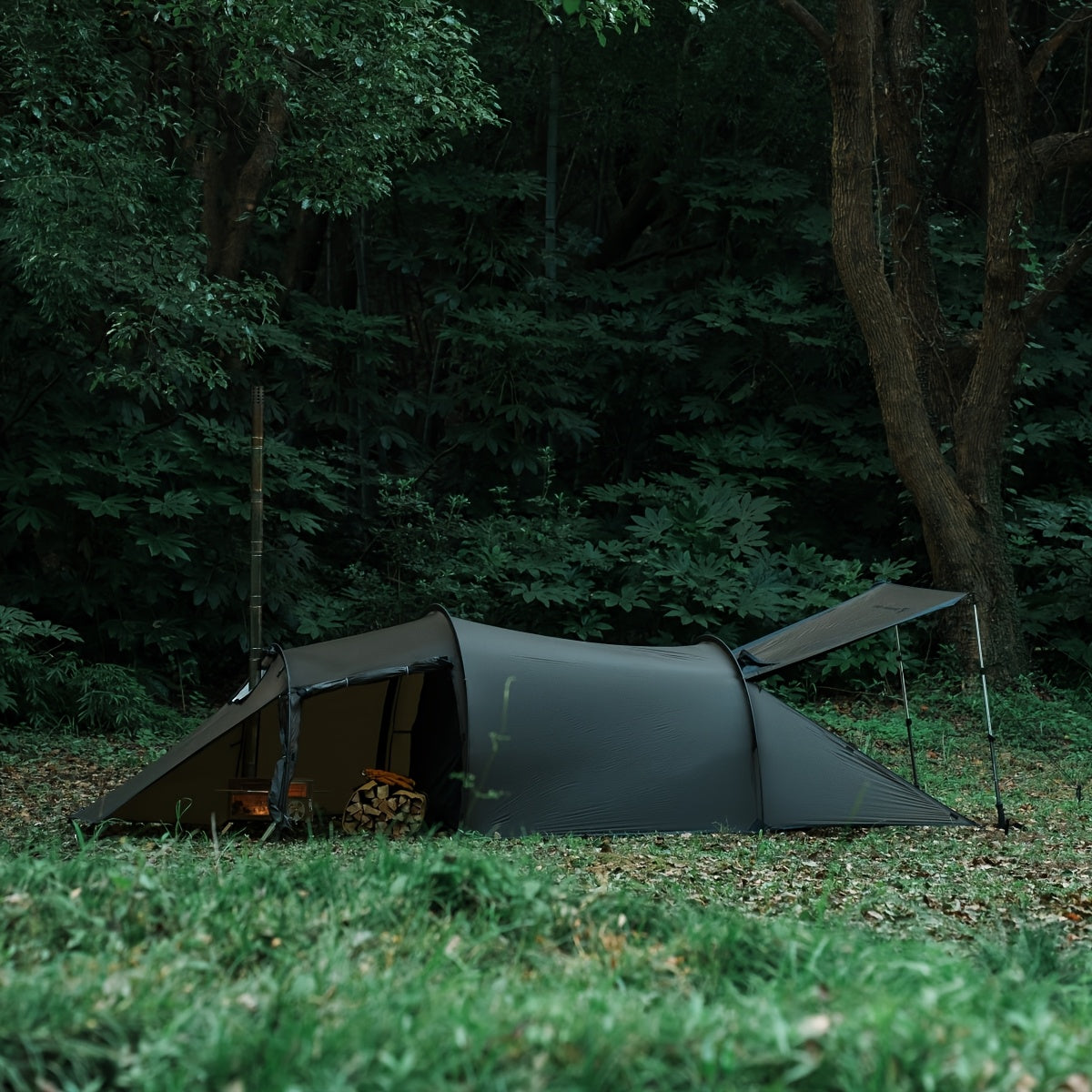 1-2 Person 4-Season Backpacking Tent with Stove Jack - lakescouleeoutdoors