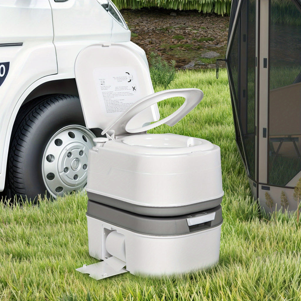 Portable 6.34 Gallon Camping Toilet - lakescouleeoutdoors