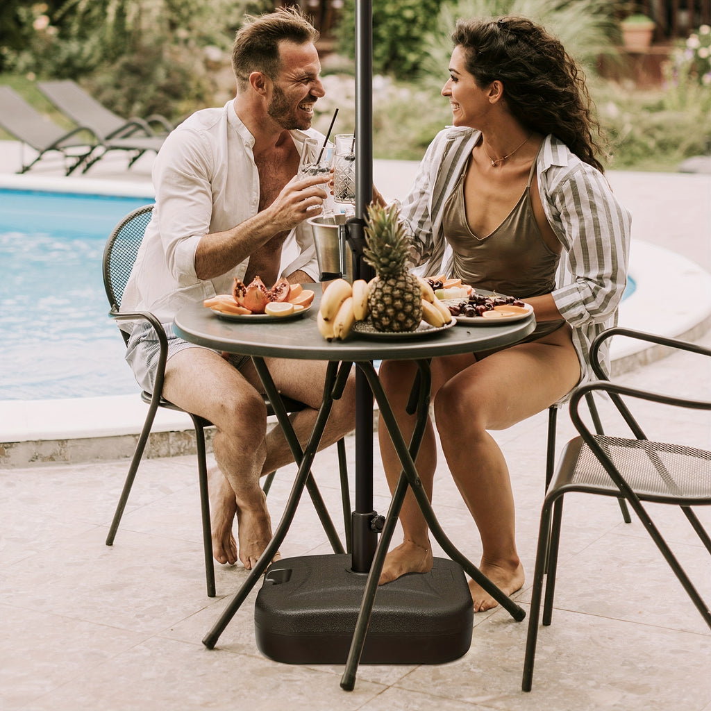 53lb Heavy Duty Patio Umbrella Base - lakescouleeoutdoors