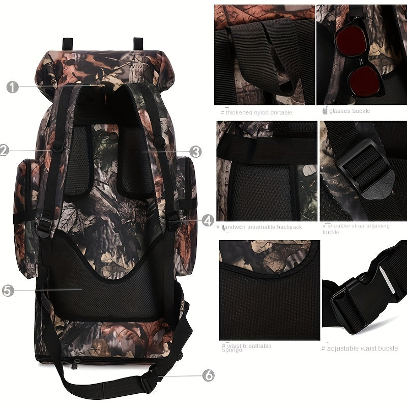 Large Expandable Travel Backpack - lakescouleeoutdoors