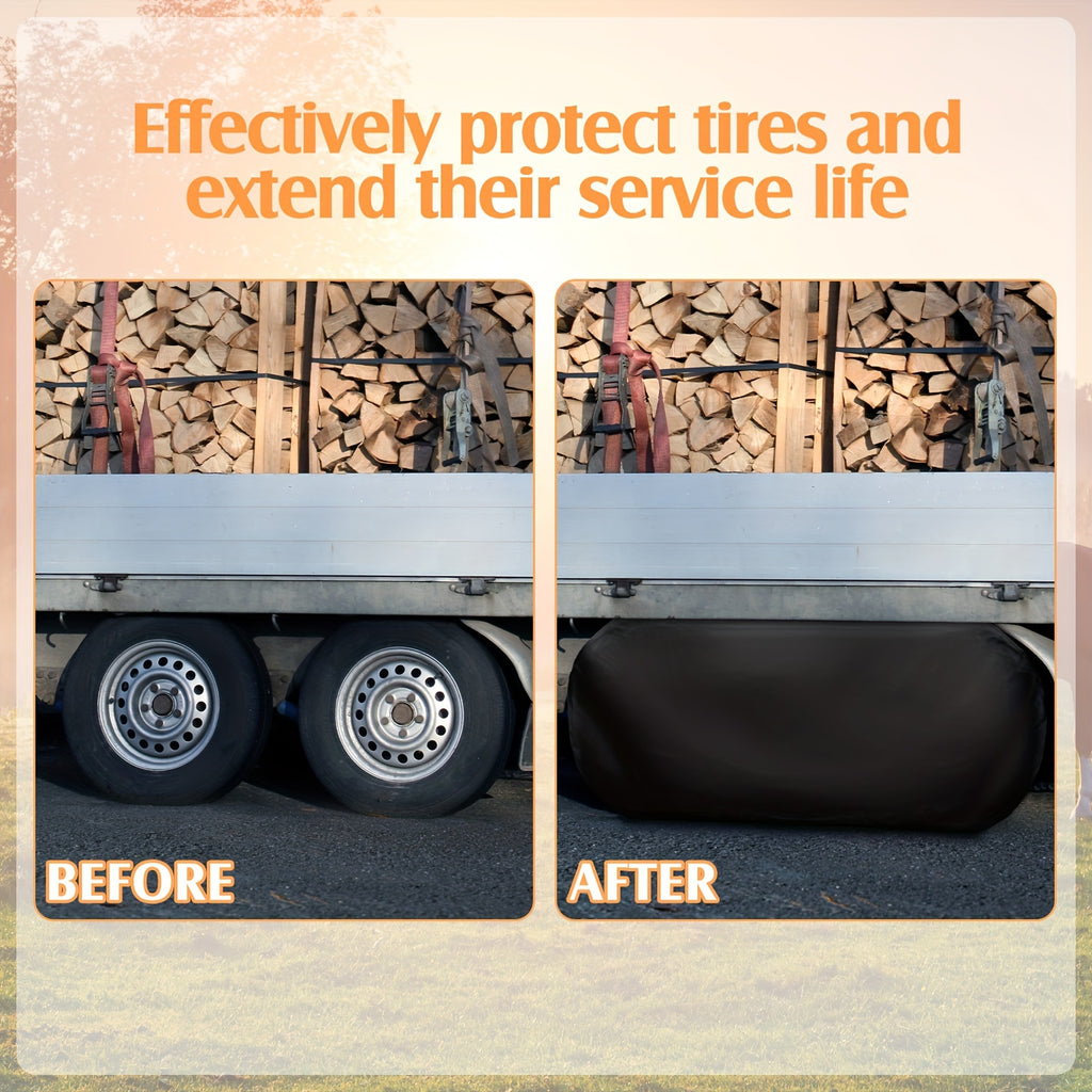 2-piece Tire Cover - lakescouleeoutdoors