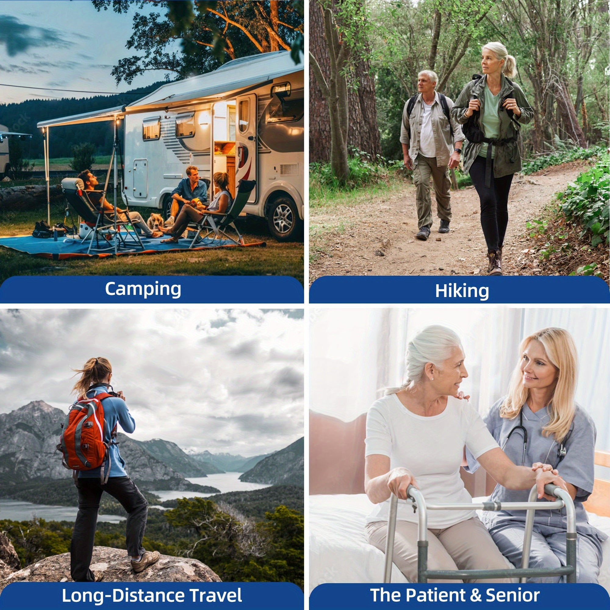 Portable 6.34 Gallon Camping Toilet - lakescouleeoutdoors