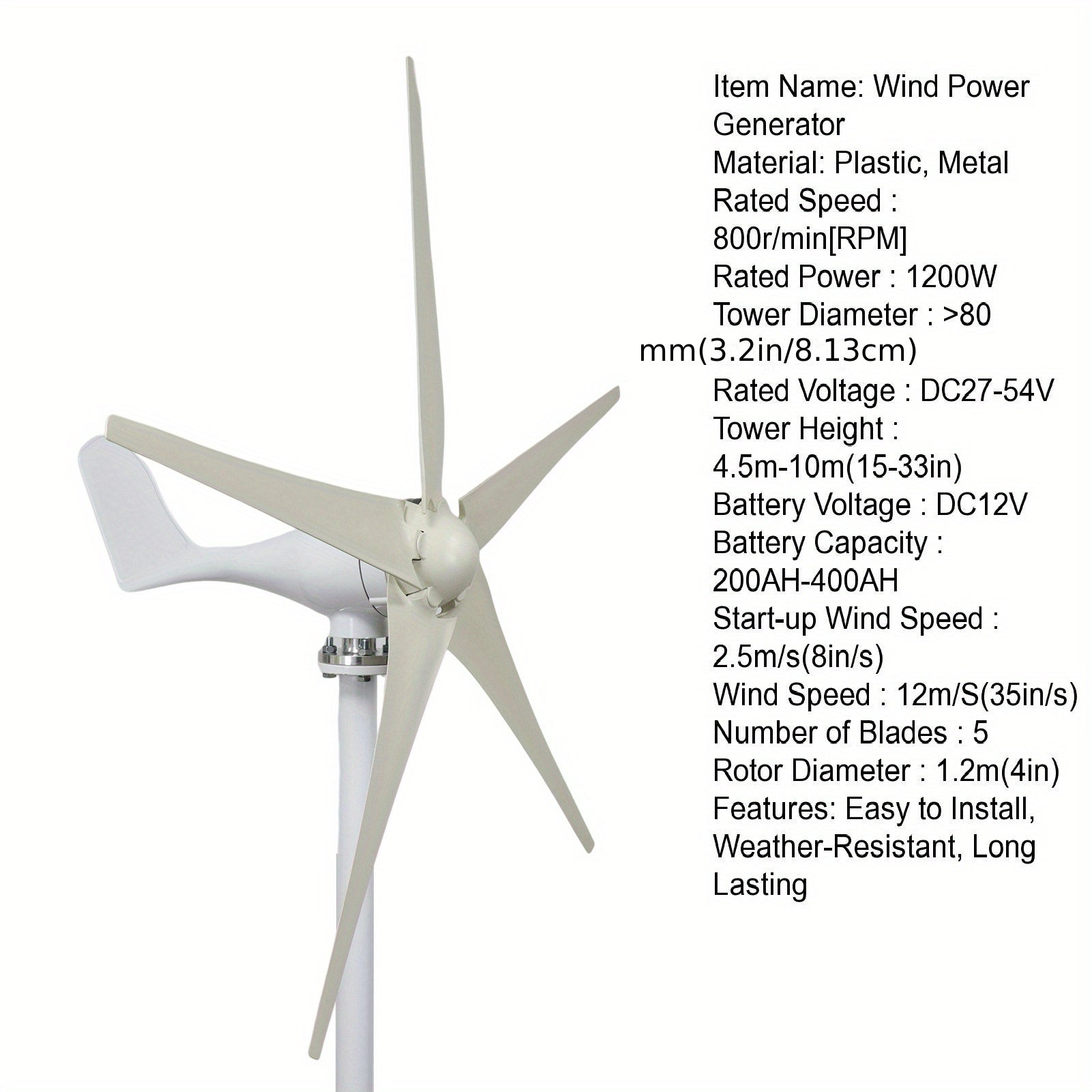 Wind Turbine Set - lakescouleeoutdoors