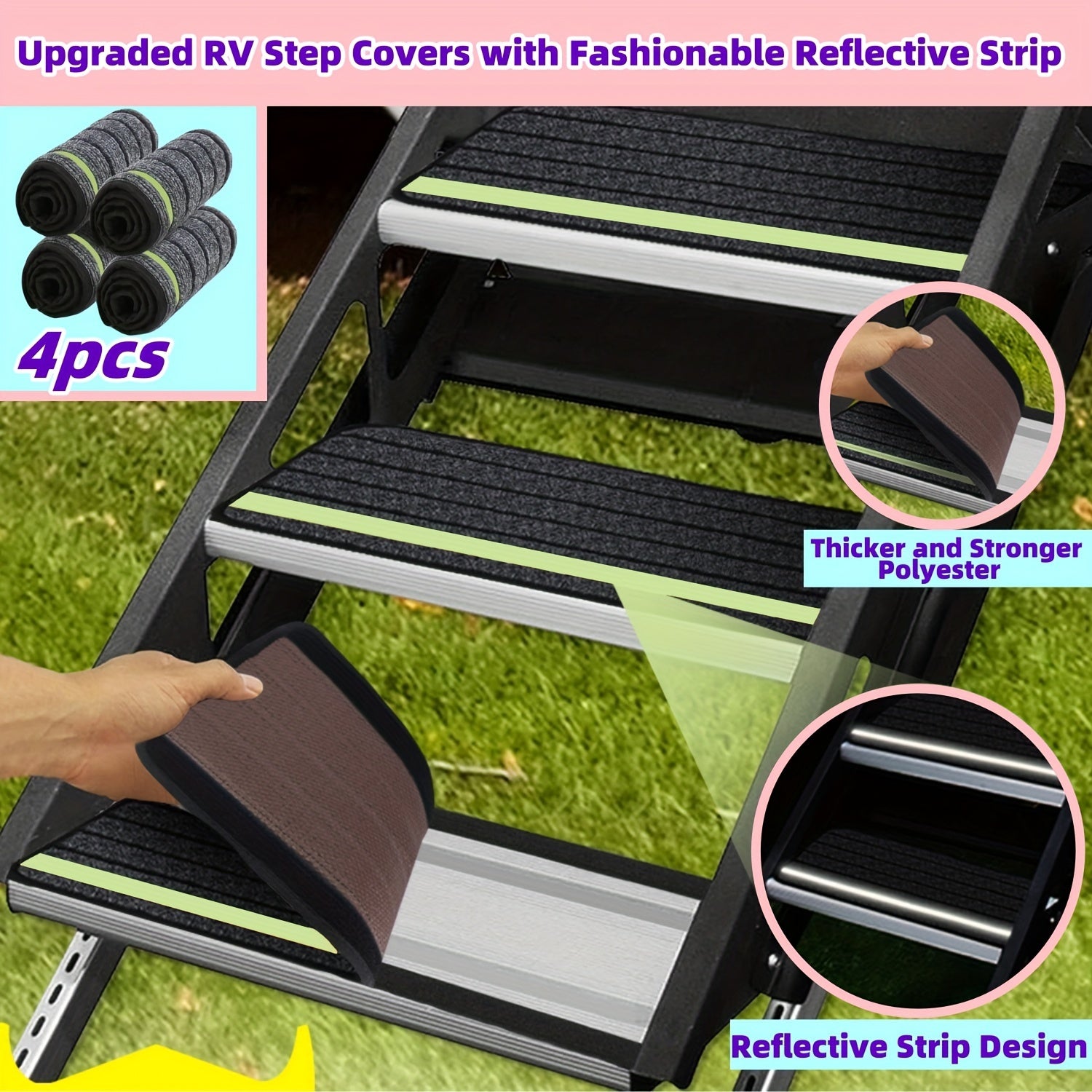 RV Step Covers - lakescouleeoutdoors
