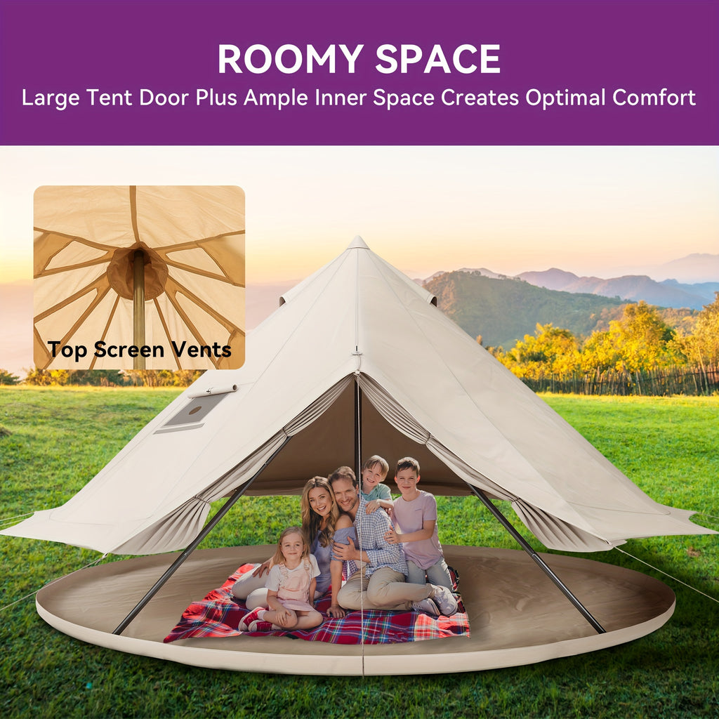 4 Seasons Bell Tent - lakescouleeoutdoors